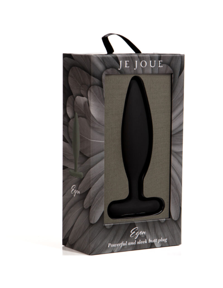 JE JOUE - Egon Plug Anal Vibrador Negro: Potente Estimulación Punto P y G