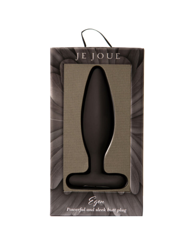 JE JOUE - Egon Plug Anal Vibrador Negro: Potente Estimulación Punto P y G