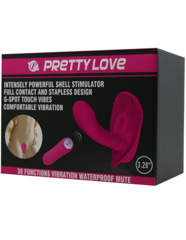 PRETTY LOVE - CONCHA ESTIMULADORA Vibrador Control Remoto| SexPlace.MX