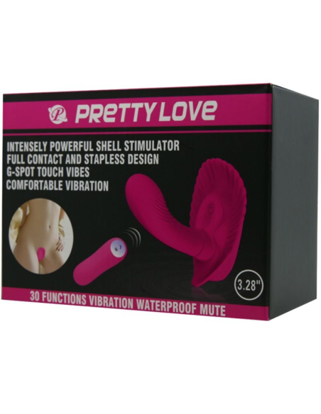 PRETTY LOVE - CONCHA ESTIMULADORA Vibrador Control Remoto| SexPlace.MX