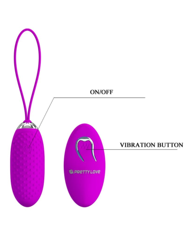 PRETTY LOVE - JOANNA Huevo Vibrador Control Remoto | SexPlace.MX