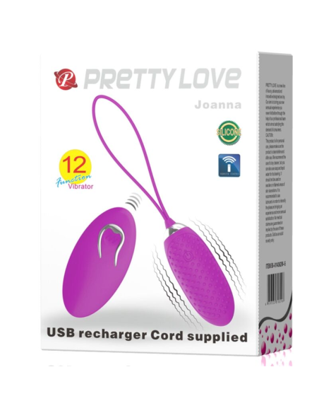 PRETTY LOVE - JOANNA Huevo Vibrador Control Remoto | SexPlace.MX