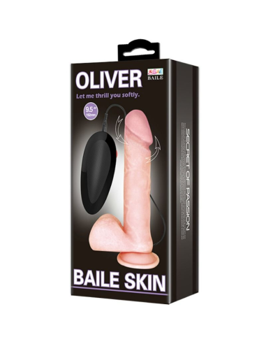 BAILE - Vibrador Realístico Oliver con Función Rotación | SexPlace.MX