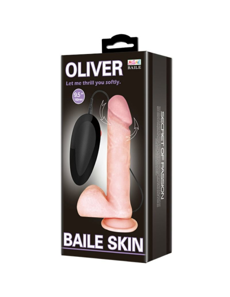BAILE - Vibrador Realístico Oliver con Función Rotación | SexPlace.MX