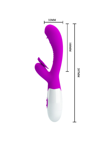 PRETTY LOVE - MOTH LICKING Vibrador Conejito Estimulador | SexPlace.MX