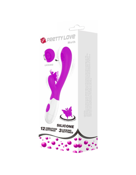 PRETTY LOVE - MOTH LICKING Vibrador Conejito Estimulador | SexPlace.MX