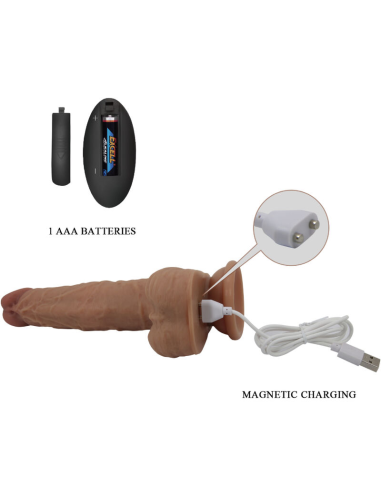 PRETTY LOVE - JONATHAN Dildo Vibracion Control Remoto 21 CM | SexPlace