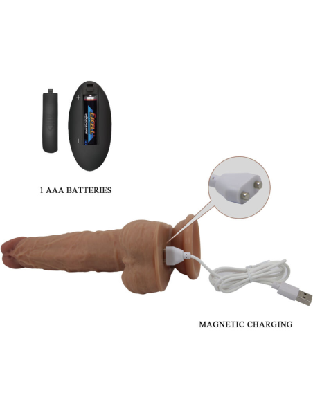PRETTY LOVE - JONATHAN Dildo Vibracion Control Remoto 21 CM | SexPlace