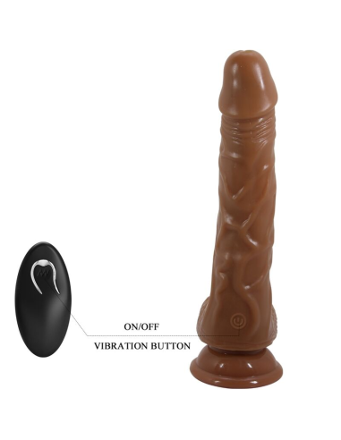 Baile Bodach: Vibrador Realista con Ventosa y Control Remoto - 7 Modos de Vibración y Rotación