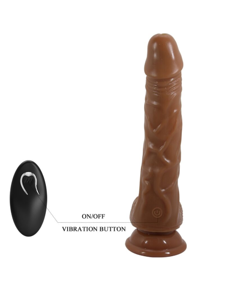 Baile Bodach: Vibrador Realista con Ventosa y Control Remoto - 7 Modos de Vibración y Rotación