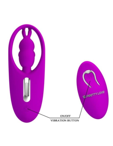 Pretty Love Wild Rabbit: Estimulador Clitoriano Discreto con Control Remoto - Lila