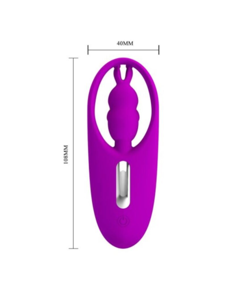Pretty Love Wild Rabbit: Estimulador Clitoriano Discreto con Control Remoto - Lila