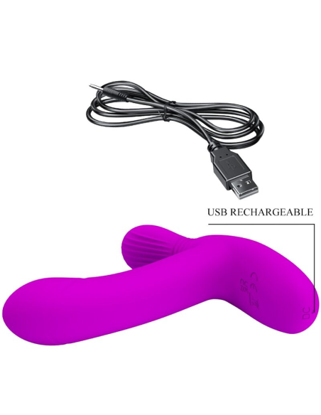 PRETTY LOVE - GERI Masajeador Clitoris Control Remoto Rosa | SexPlace