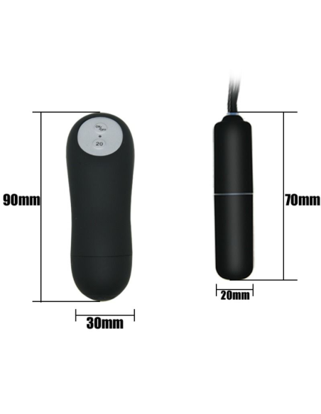 BAILE - Tanga Sexy con Bala Vibradora y Control Remoto