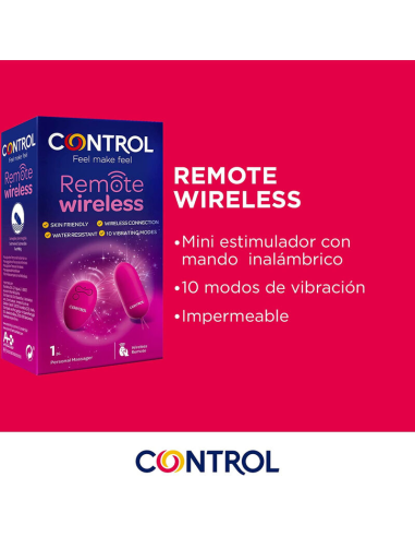 CONTROL - Masajeador Personal Control Remoto Wireless