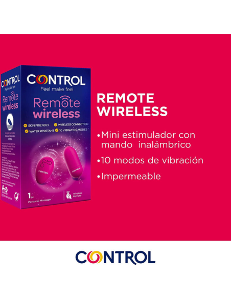 CONTROL - Masajeador Personal Control Remoto Wireless