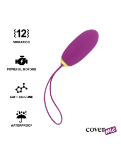 COVERME - Huevo Control Remoto LAPI LILA: Placer y Elegancia en Cada Vibración