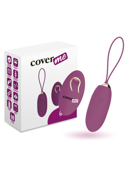COVERME - Huevo Control Remoto LAPI LILA: Placer y Elegancia en Cada Vibración