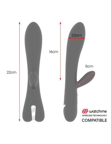 Erik Vibrador Brilly Glam: Estímulo Perfecto con Tecnología Watchme y 10 Modos de Vibración