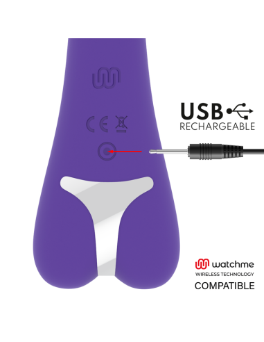 MR BOSS AITOR RABBIT - Estimulador Clitoriano y Vaginal compatible con Watchme | 10 Patrones de Vibración | Resistente al Agua