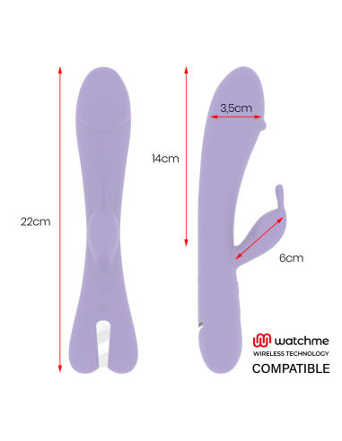 MR BOSS AITOR RABBIT - Estimulador Clitoriano y Vaginal compatible con Watchme | 10 Patrones de Vibración | Resistente al Agua