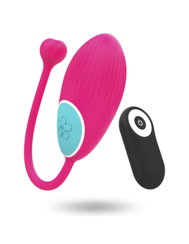 HAPPY LOKY - OCIAN CONTROL REMOTO: Bala Vibradora Silenciosa y Recargable con 10 Modos de Vibración