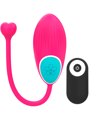 HAPPY LOKY - OCIAN CONTROL REMOTO: Bala Vibradora Silenciosa y Recargable con 10 Modos de Vibración