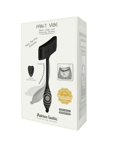 ADRIEN LASTIC Pan-T Vibe: Vibrador de Bragas Flexible con Control Remoto para Placer Discreto y Erótico.