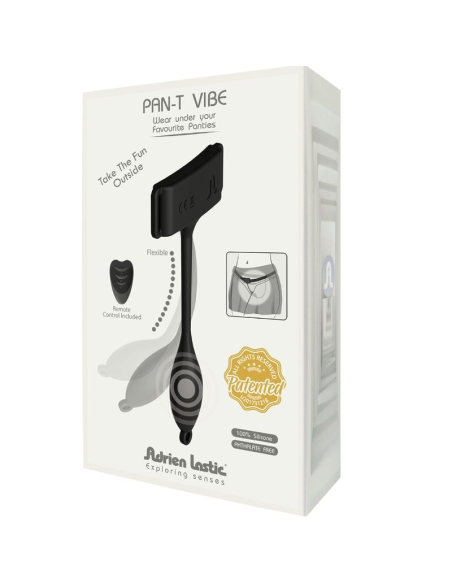 ADRIEN LASTIC Pan-T Vibe: Vibrador de Bragas Flexible con Control Remoto para Placer Discreto y Erótico.