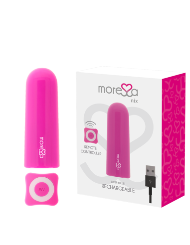 MORESSA NIX - Potente Vibrador Multi Juegos Control Remoto Rosa | Estimulación Elegante y Discreta