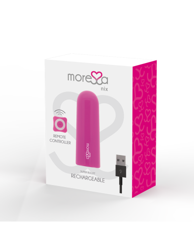 MORESSA NIX - Potente Vibrador Multi Juegos Control Remoto Rosa | Estimulación Elegante y Discreta