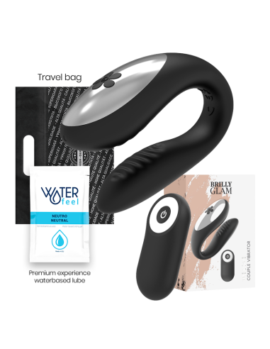 BRILLY GLAM - Vibrador para parejas con control remoto y 10 modos de vibración | We Love