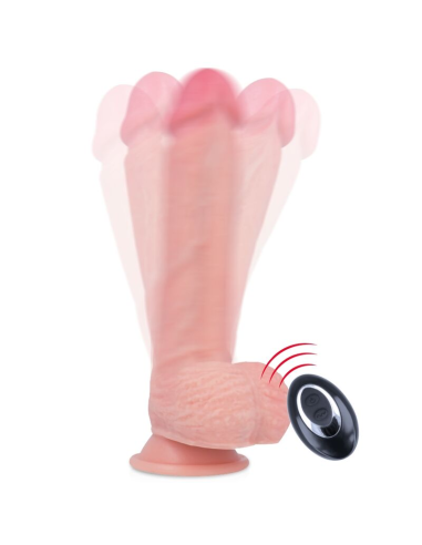 ROCKARMY Apache - Vibrador de Silicona Premium 20.5 cm con Control Remoto y Base Ventosa