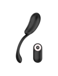 Coquette Chic Desire - Huevo Control Remoto Recargable Negro/Gold | Placer Elegante y Discreto