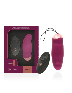 RITHUAL - Huevo Control Remoto con Rotación y Vibración | Disfruta de Nuevas Experiencias Sensuales