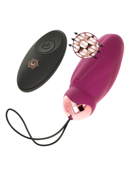 RITHUAL - Huevo Control Remoto con Rotación de Perlas y Vibración | Placer Intensivo y Creatividad Sexual