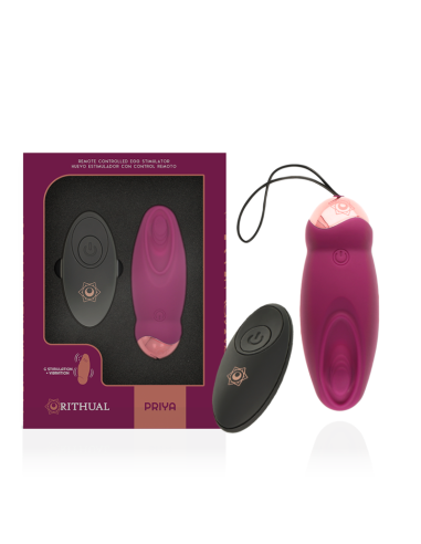 RITHUAL - Huevo Control Remoto G-Spot + Vibración: ¡Descubre el Placer Infinito!