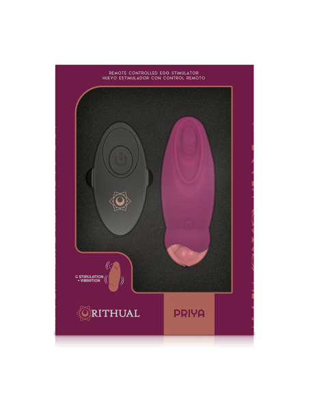 RITHUAL - Huevo Control Remoto G-Spot + Vibración: ¡Descubre el Placer Infinito!