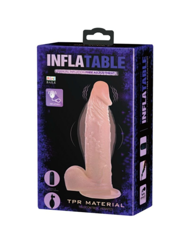 BAILE - Dildo Realista Inflable con Vibración Multivelocidad y Ventosa | Placer Personalizado