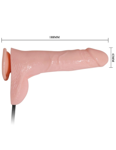 BAILE - DILDO REALISTICO VIBRADOR INFLABLE 18.8 CM | Placer Personal Multivelocidad y Ergonomía