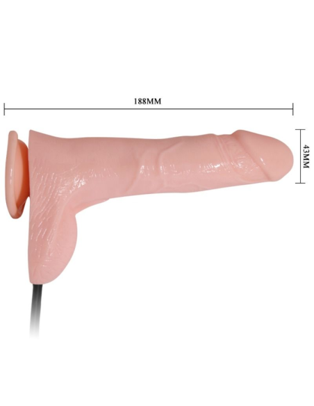 BAILE - DILDO REALISTICO VIBRADOR INFLABLE 18.8 CM | Placer Personal Multivelocidad y Ergonomía