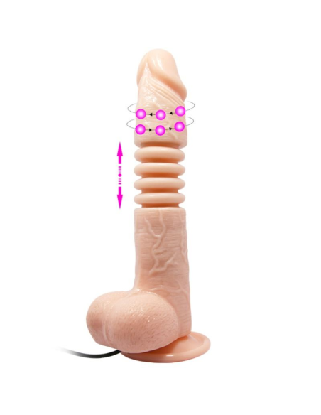 BAILE - THUNDER UP VIBRADOR MULTIFUNCIONES: Placer Realista con Ventosa y Vibración Ajustable