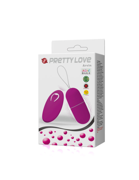PRETTY LOVE - ARVIN Huevo Vibrador Control Remoto | SexPlace.MX