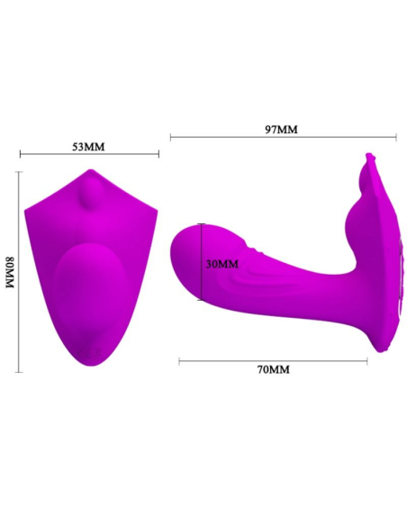 PRETTY LOVE - WILLIE Estimulador Control Remoto | SexPlace.MX