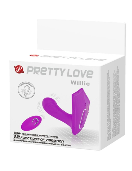 PRETTY LOVE - WILLIE Estimulador Control Remoto | SexPlace.MX