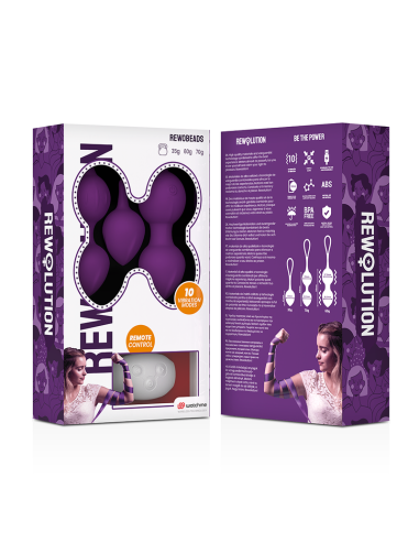 REWOLUTION - REWOBEADS Bolas Vibradoras Control Remoto | SexPlace.MX
