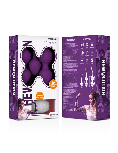REWOLUTION - REWOBEADS Bolas Vibradoras Control Remoto | SexPlace.MX