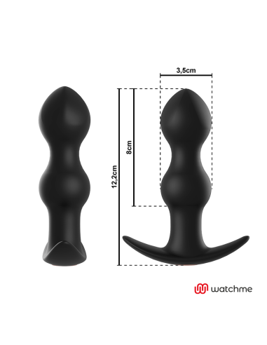 ANBIGUO TIBERIO - Vibrador Anal Control Remoto con Tecnología WATCHME | Placer Sin Límites
