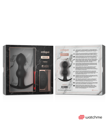 ANBIGUO TIBERIO - Vibrador Anal Control Remoto con Tecnología WATCHME | Placer Sin Límites