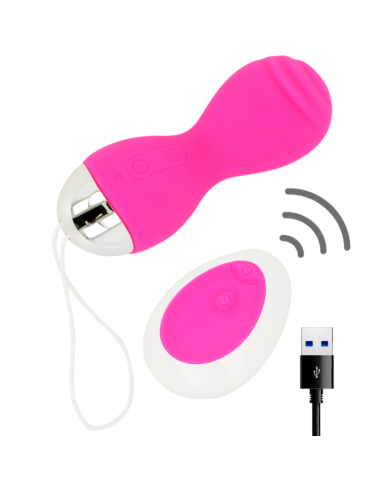 OHMAMA - Huevo Vibrador Recargable Flexible | Placer y Salud Sexual con 10 Modos de Vibración